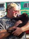 Jeff Harrod and Daisy the Bear